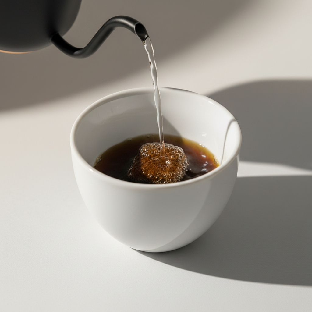 Coffee Cube with Gooseneck Kettle